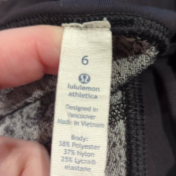 Lululemon Inspire Tight II Power Luxtreme Suited Jacquard Black White / Black - Picture 12 of 12